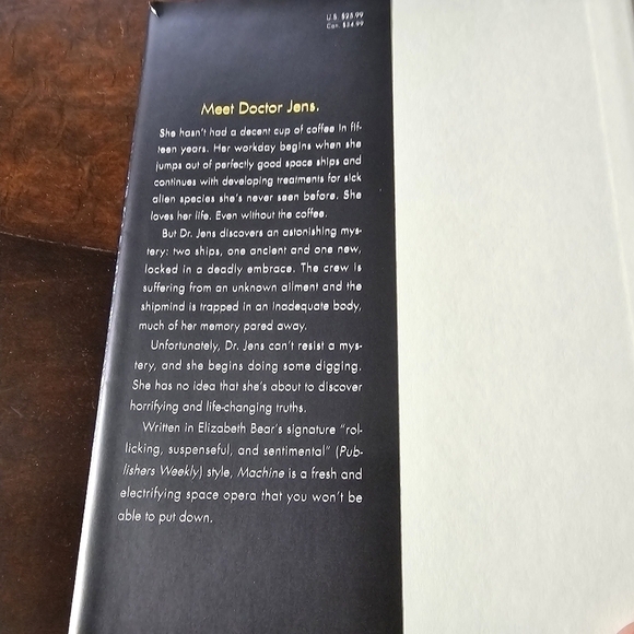 Machine: A White Space Novel, By Elizabeth Bear, Hardcover, Pre-owned - Picture 5 of 7